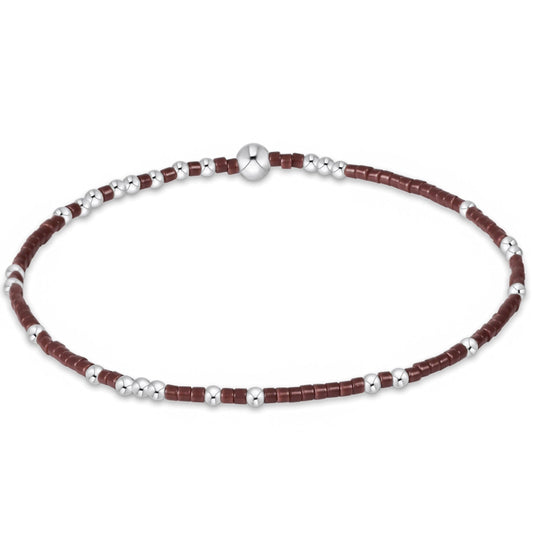 Hope Unwritten Sterling Bracelet - Chocolate