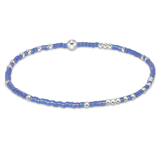 Hope Unwritten Sterling Bracelet - Bright Blue