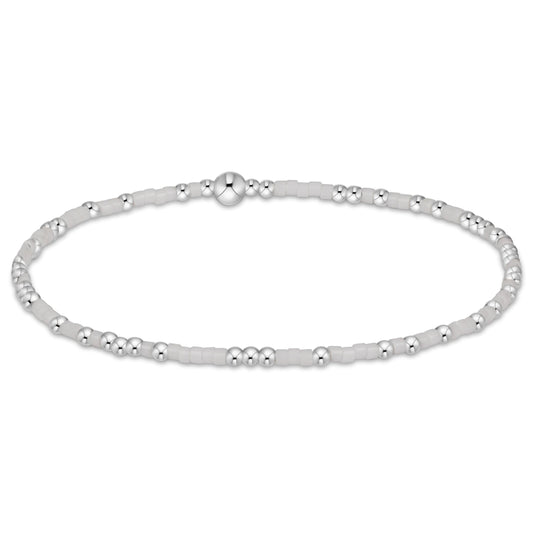 Hope Unwritten Sterling Bracelet - White